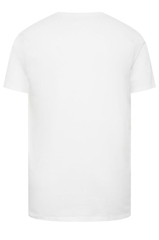 BadRhino Big & Tall 5 PACK White Extra Long Core T-Shirts | BadRhino 8