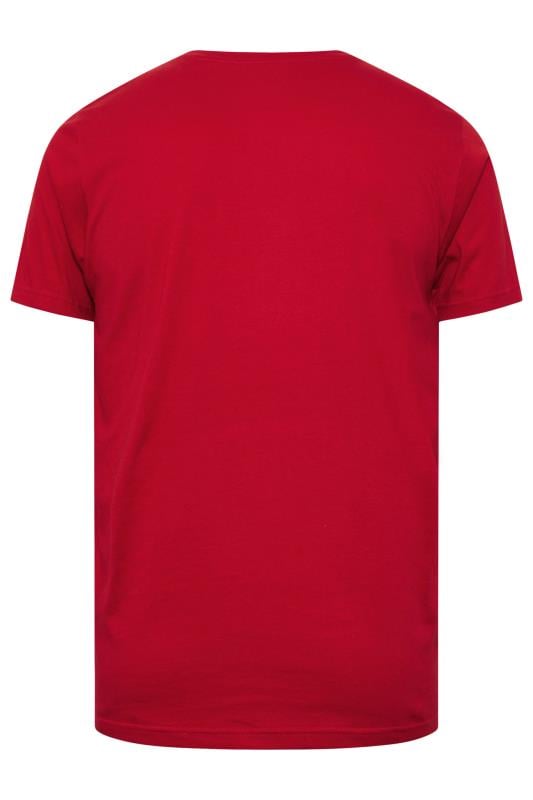 BadRhino Big & Tall Red Jeep Graphic Print T-Shirt | BadRhino 4