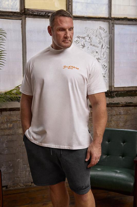 Men's  BadRhino Big & Tall White Tiger Graphic T-Shirt