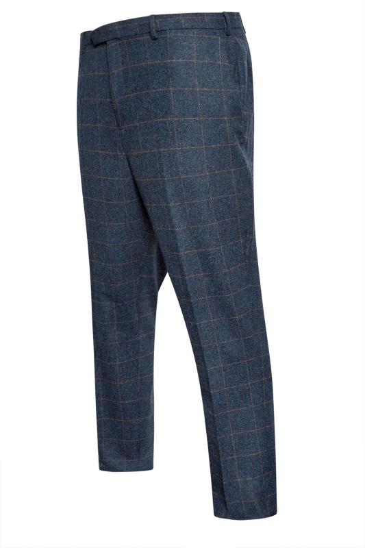 Unique Bargains Men's Slim Fit Plaid Business Pants Trousers with Pockets -  Walmart.com