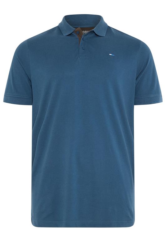 BadRhino Big & Tall Teal Blue Short Sleeve Polo Shirt | BadRhino 5