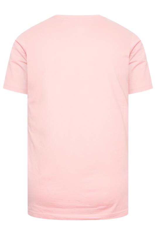 BadRhino Big & Tall Pink Summer Vibes T-Shirt | BadRhino 4
