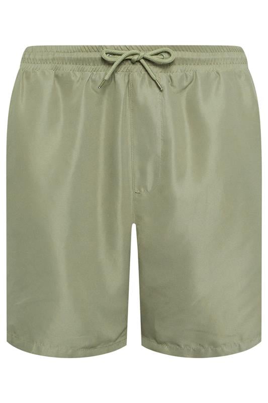 Men's  BadRhino Big & Tall Sage Green Swim Shorts