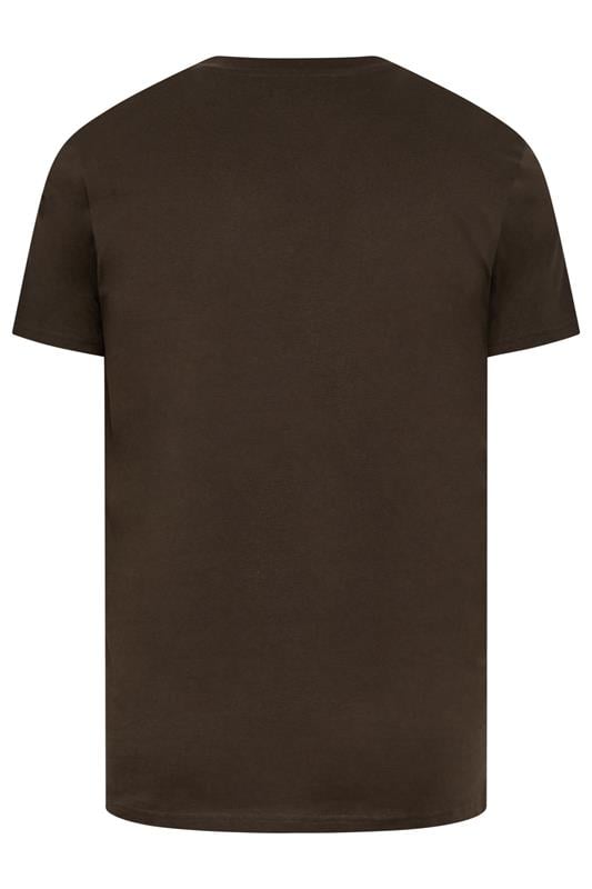 BadRhino Big & Tall Brown 'Vintage Parts' Graphic T-Shirt | BadRhino 6