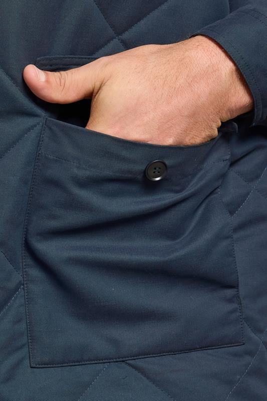 BadRhino Big & Tall Navy Blue Quilted Jacket | BadRhino 5