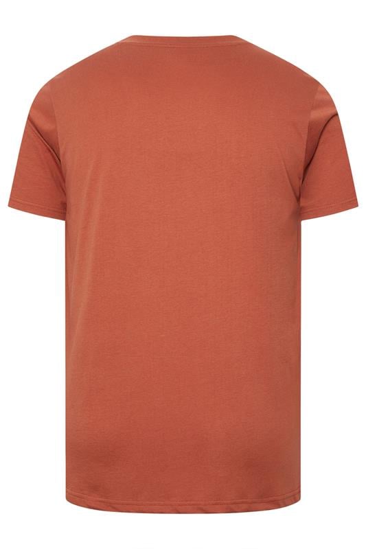 BadRhino Big & Tall Clay Orange Extra Long Core T-Shirt | BadRhino 2