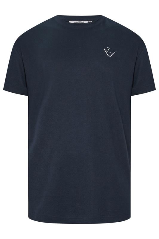IronRhino Big & Tall Navy Blue 'Rest Day' T-Shirt | BadRhino 6