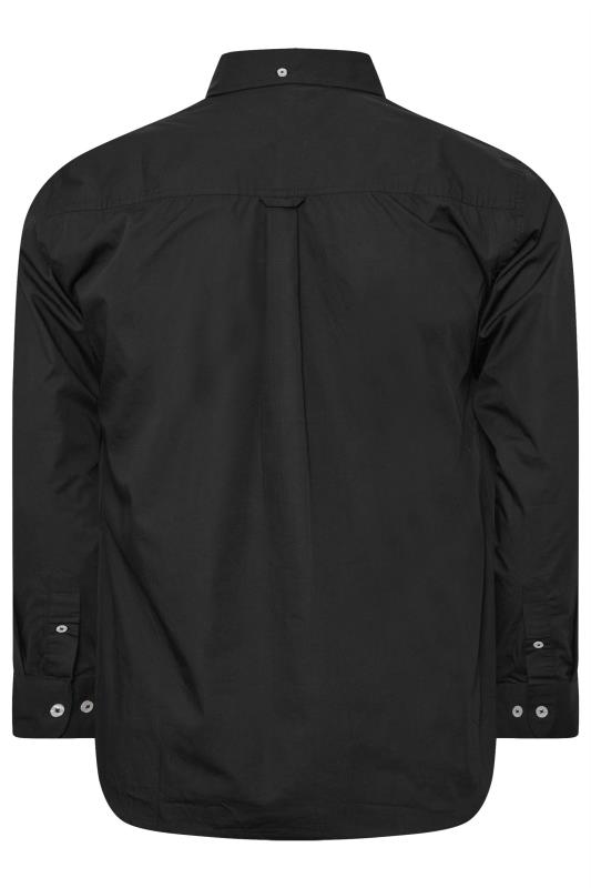 BadRhino Big & Tall 2 PACK Black Long Sleeve Poplin Shirts | BadRhino 8