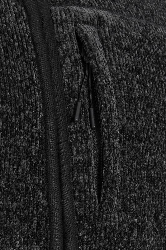 BadRhino Big & Tall Grey Fleece Pocket Gilet | BadRhino 7