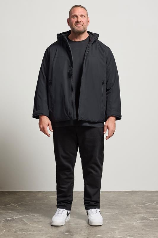 JACK & JONES Big & Tall Black Transitional Jacket | BadRhino 2