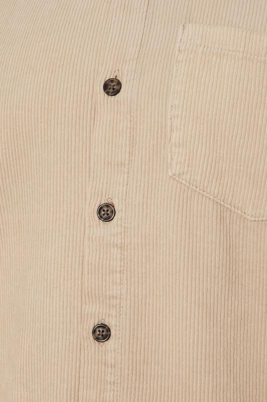 BadRhino Big & Tall Natural Brown Corduroy Overshirt | BadRhino 3