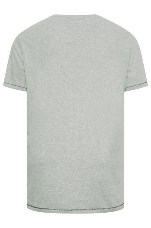 D555 Big & Tall Grey Marvel T-Shirt | BadRhino 4