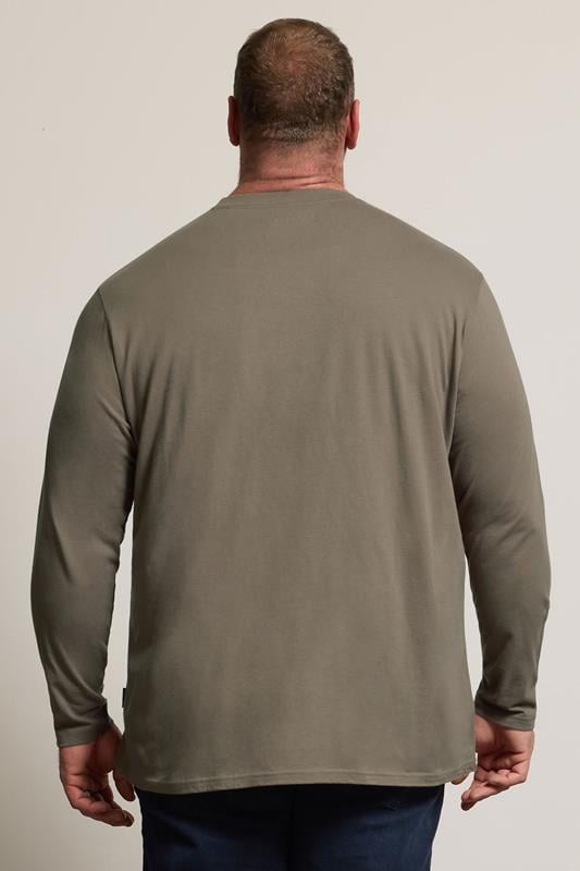 Men's  BadRhino Big & Tall Brown Core Long Sleeve T-Shirt