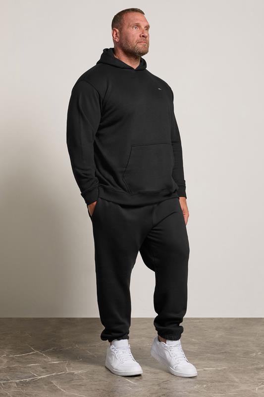  BadRhino Big & Tall Black Hoodie & Jogger Set