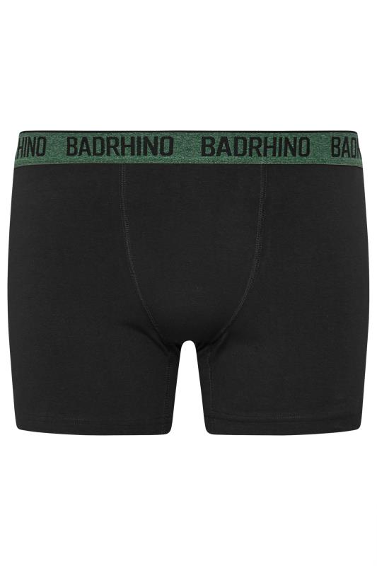 BadRhino 5 PACK Black Marl Waistband Trunks | BadRhino 5