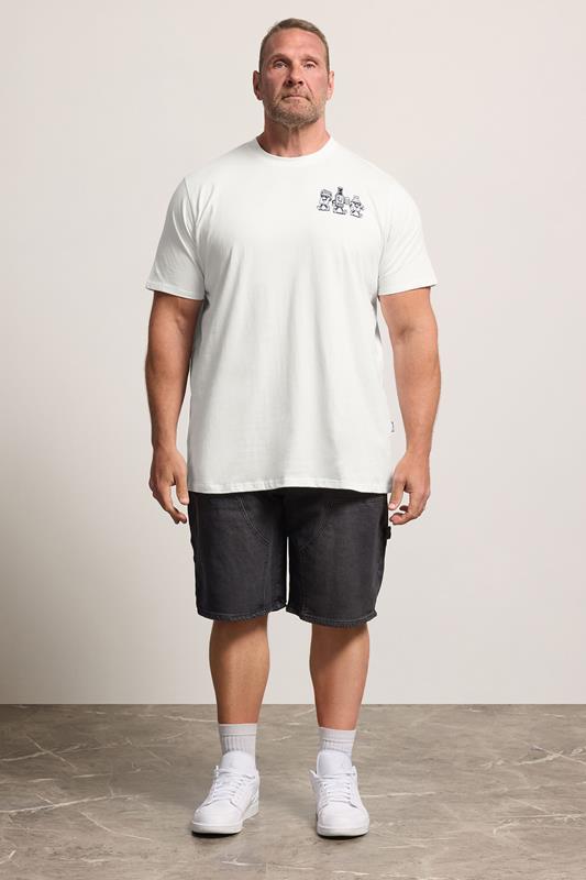 BadRhino Big &Tall White Extra Long 'Beer Happy' Tee | BadRhino 1