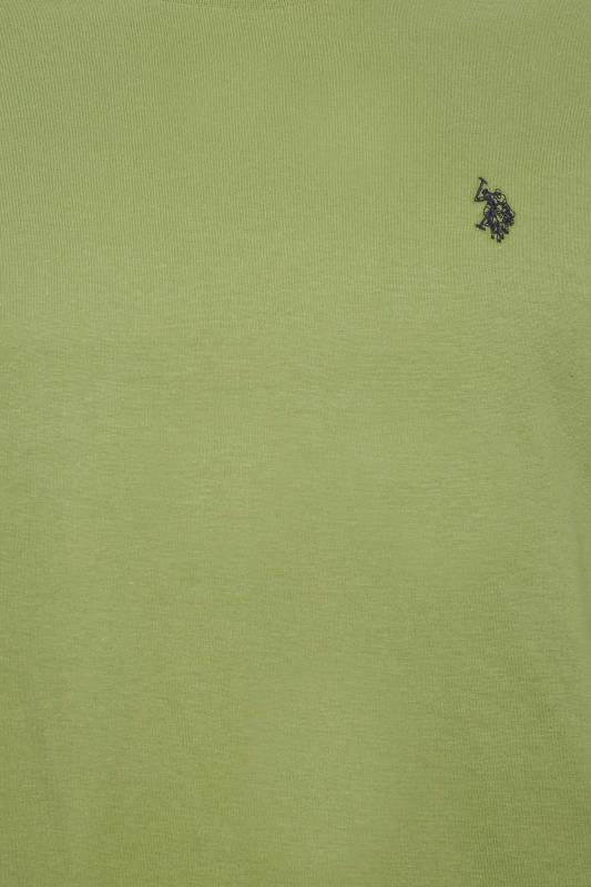 U.S. POLO ASSN. Big & Tall Green Short Sleeve Core T-Shirt | BadRhino