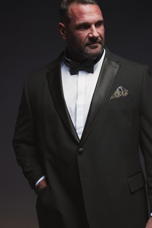 Men's  BadRhino Tailoring Big & Tall Black Dinner Jacket