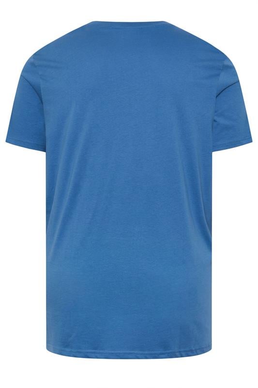 Ben Sherman Big & Tall Cobalt Blue Signature T-Shirt | BadRhino 2