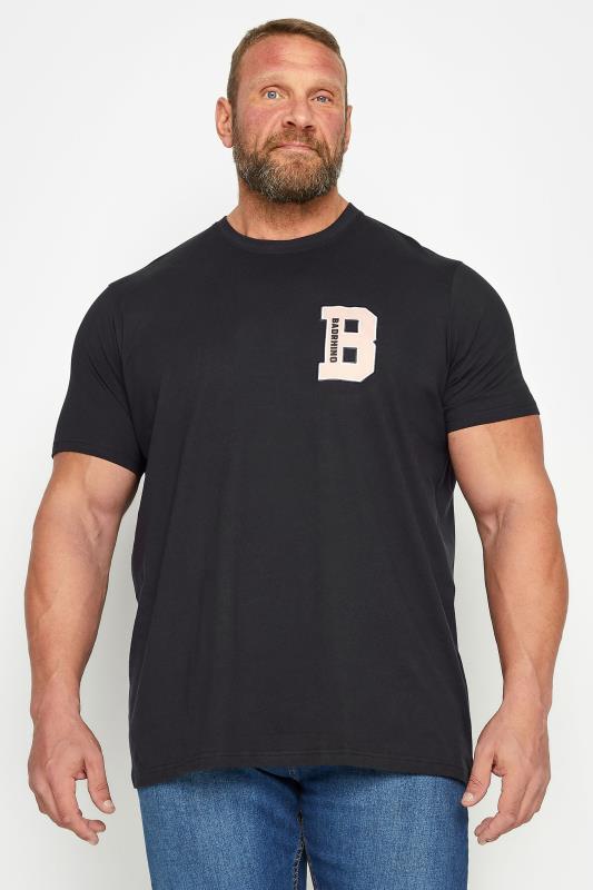 Men's  BadRhino Big & Tall Blue Embroidered Varsity T-Shirt