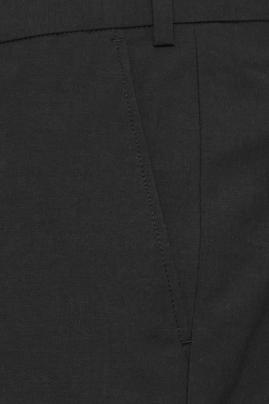 D555 Big & Tall Black Stretch Formal Trousers | BadRhino 5