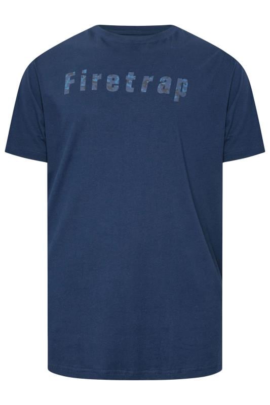 FIRETRAP Big & Tall Blue Estate T-Shirt | BadRhino 3