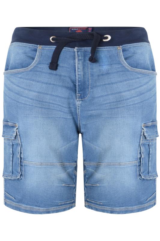 KAM Light Blue Denim Shorts | BadRhino 3