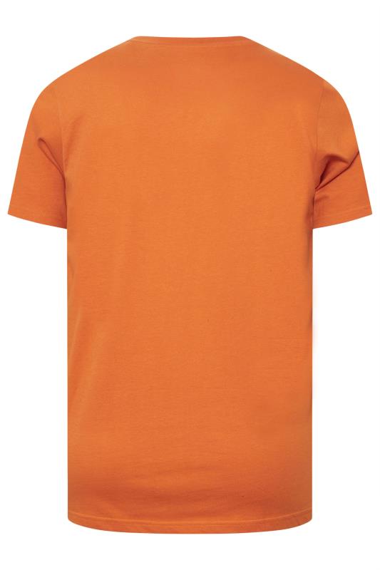 BadRhino Big & Tall Rust Orange Core T-Shirt | BadRhino 4