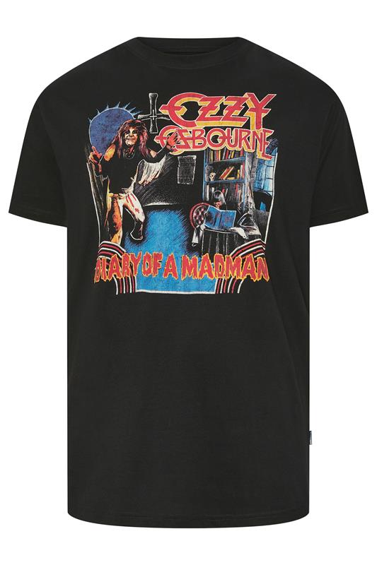 BadRhino Big & Tall Black 'Ozzy Osbourne' Graphic Short Sleeve T-Shirt | BadRhino 5