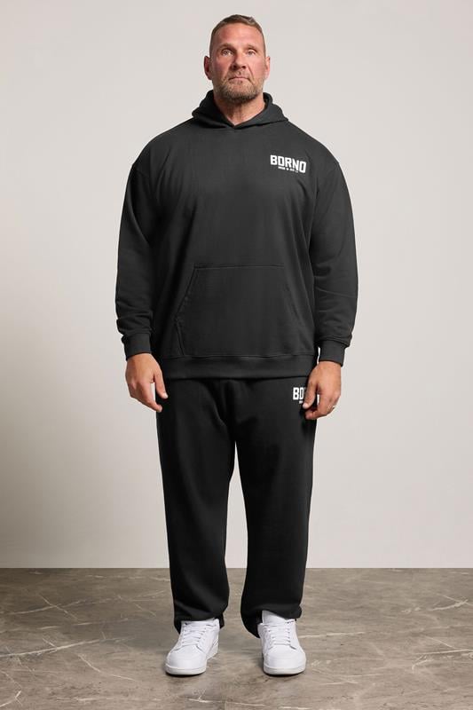 BadRhino Big & Tall Black Logo Hoodie | BadRhino 1