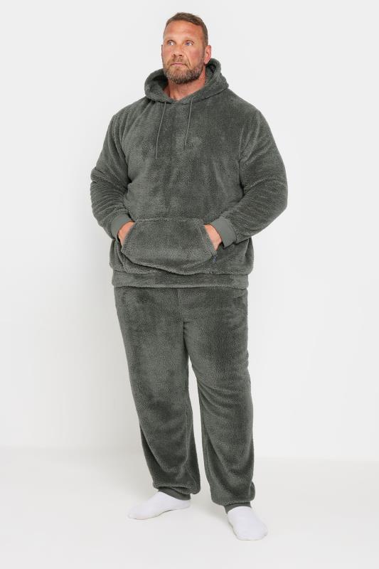 BadRhino Big & Tall Charcoal Grey Borg Lounge Set | BadRhino 2