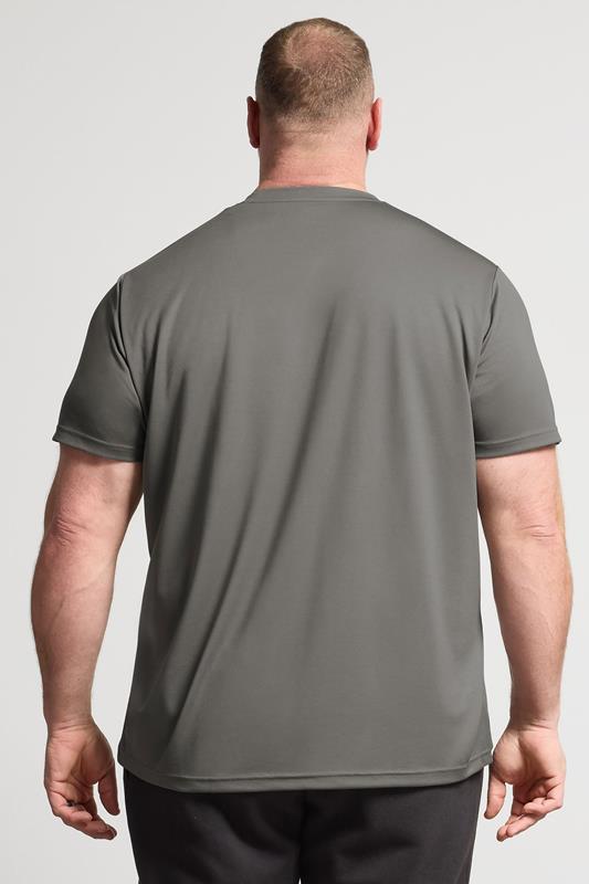 IronRhino Big & Tall Grey Performance T-Shirt | BadRhino 3