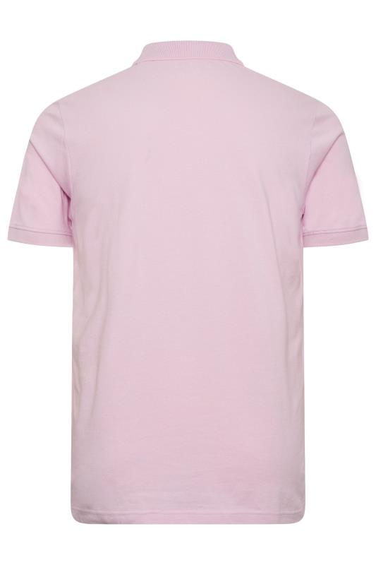 BadRhino Big & Tall Pink Polo Shirt | BadRhino 3