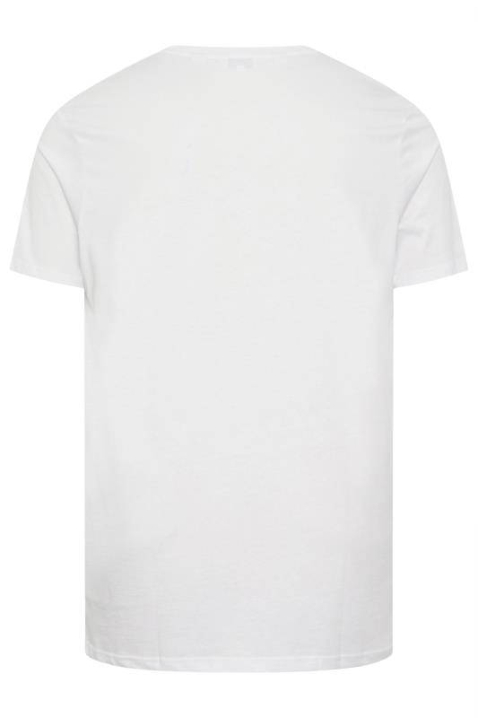 BEN SHERMAN Big & Tall White Signature T-Shirt | BadRhino 4