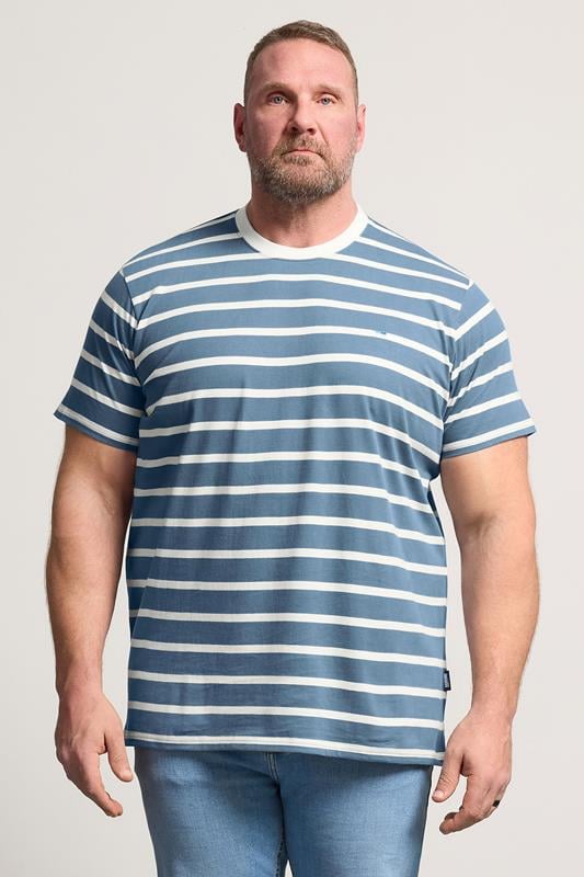 BadRhino Big & Tall Blue Stripe T-Shirt | BadRhino 1