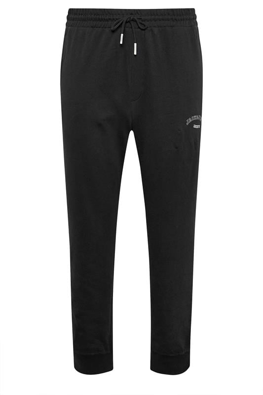JACK & JONES Big & Tall Black Joggers | BadRhino 3