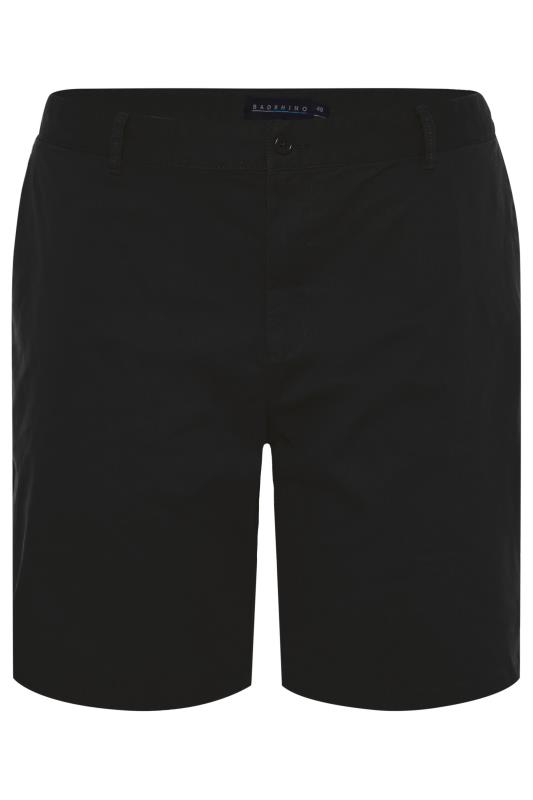 BadRhino Black Stretch Chino Shorts | BadRhino 6