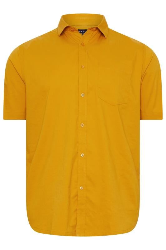 BadRhino Big & Tall Yellow Stretch Short Sleeve Shirt | BadRhino 3