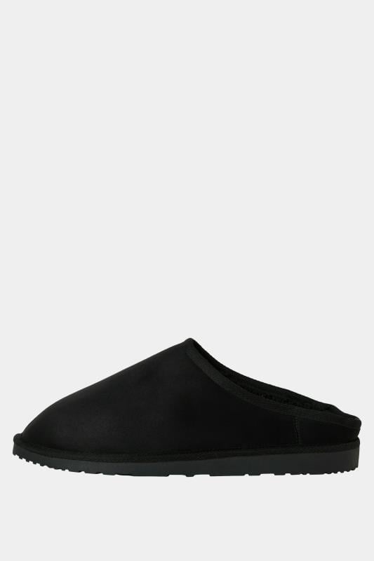 JACK & JONES Black Mule Slippers | BadRhino 2