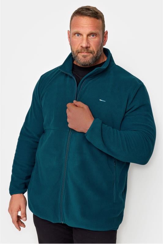 BadRhino Big & Tall Blue Essential Zip Through Fleece | BadRhino 2