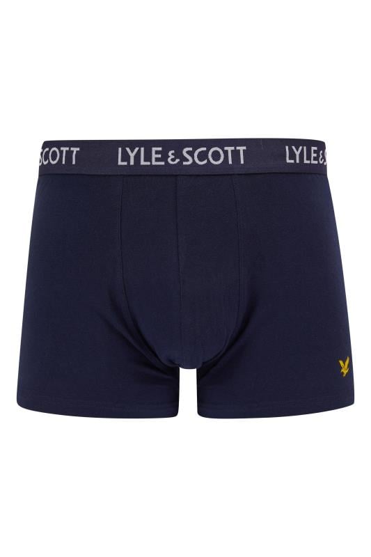 Buy Lyle And Scott Vintage Mens Jackson Five Pack Boxers White/Cool  Blue/Light Grey Marl