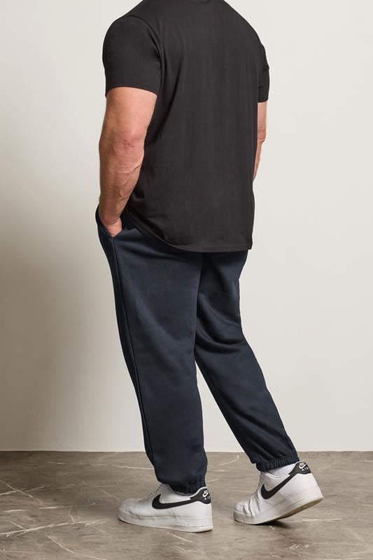 BadRhino Big & Tall Navy Blue Premium Cuffed Joggers | BadRhino 3