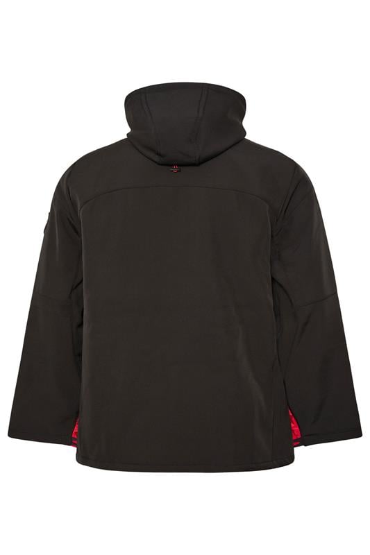 D555 Big & Tall Black Padded Soft Shell Jacket | BadRhino 2