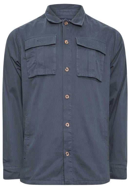 BadRhino Navy Blue Cotton Twill Shirt | BadRhino 3