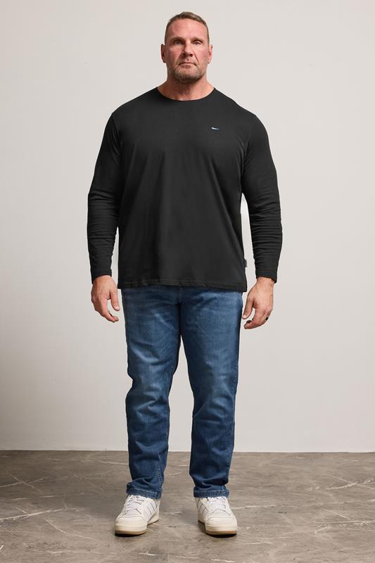 BadRhino Big & Tall Blue Mid Rinse Stretch Jeans | BadRhino 2