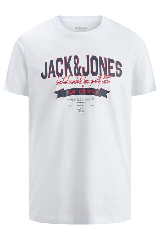 Men's  JACK & JONES Big & Tall Bright White Graphic T-Shirt