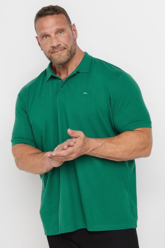 BadRhino Big & Tall Dark Green Core Polo Shirt | BadRhino 2