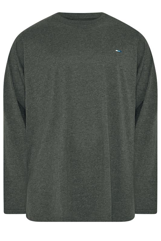 BadRhino Big & Tall Charcoal Grey Long Sleeve T-Shirt | BadRhino 5