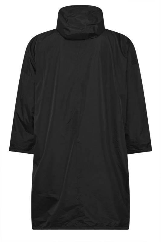 D555 Big & Tall Black Sherpa Lined Waterproof Changing Robe | BadRhino 4