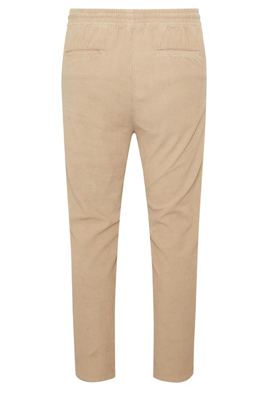 BadRhino Big & Tall Natural Brown Corduroy Trousers | BadRhino 2